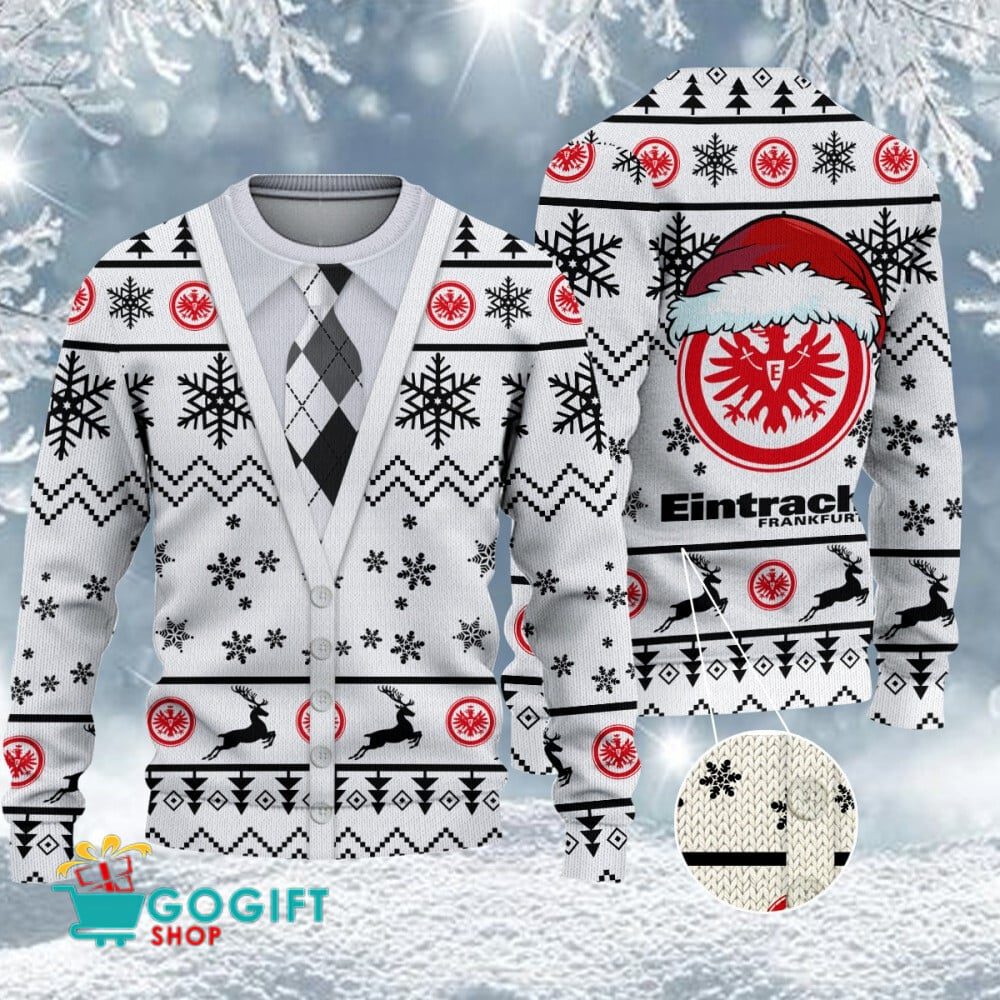 Eintracht Frankfurt Neuer Stil Weihnachtspullover