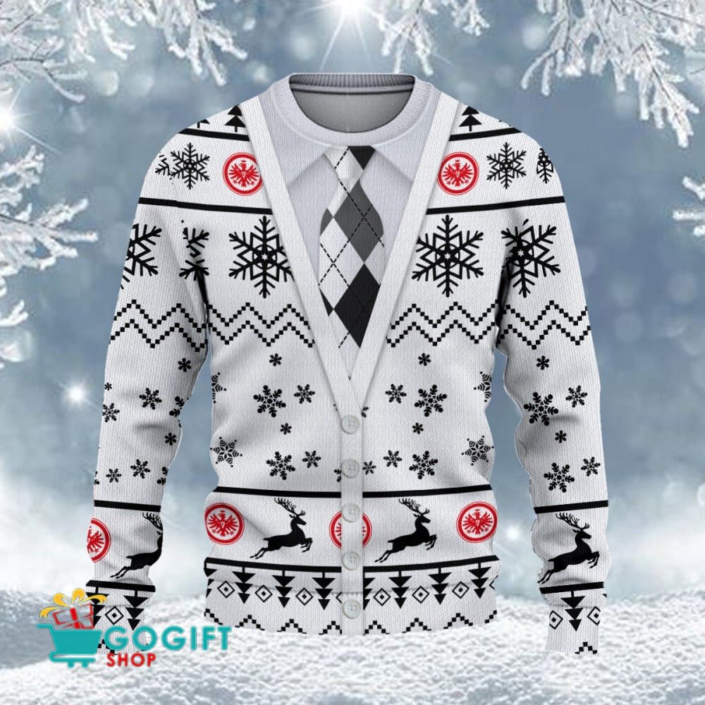 Eintracht Frankfurt Neuer Stil Weihnachtspullover