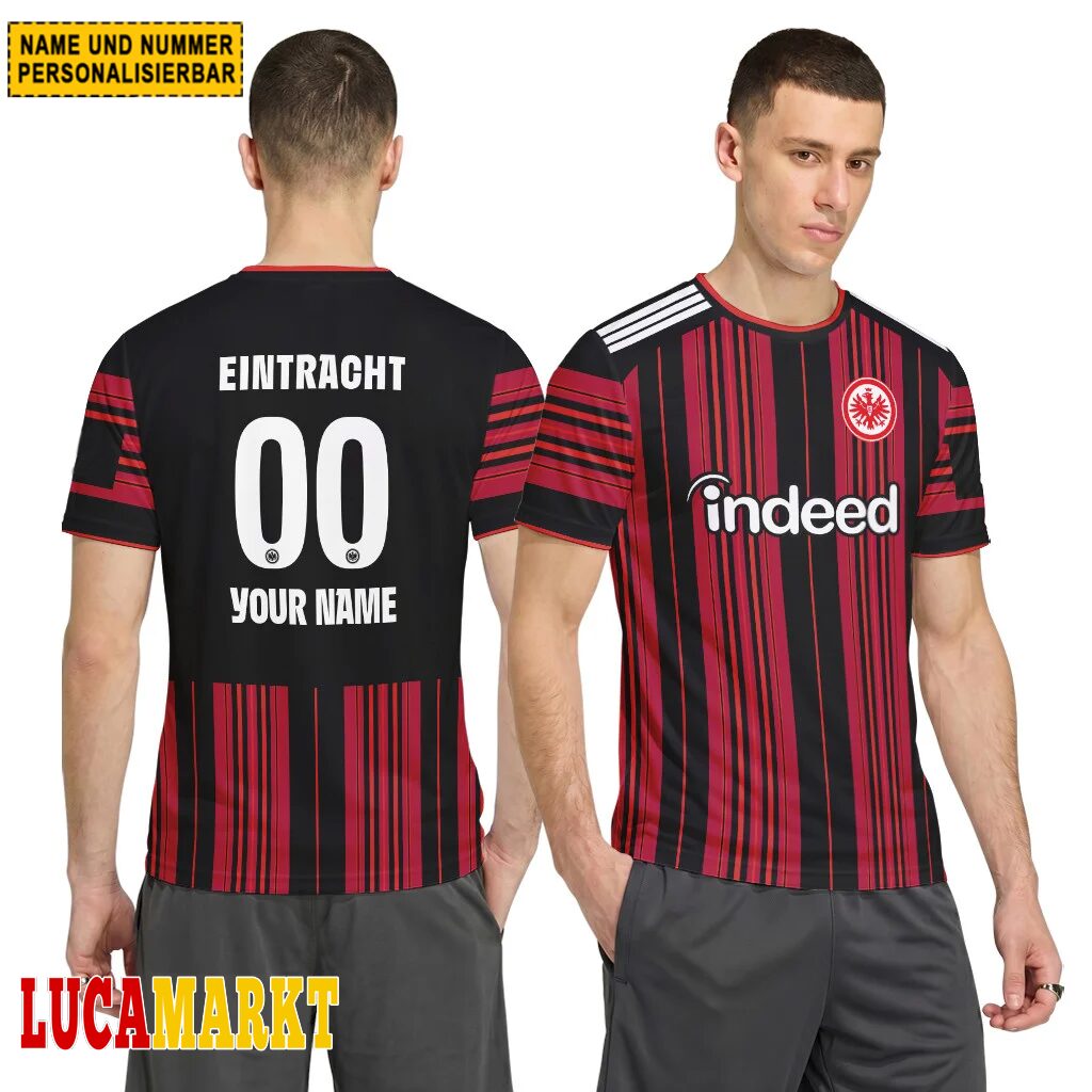 Eintracht Frankfurt Heimtrikot 26/27 - Individueller Name Nummer T-Shirt