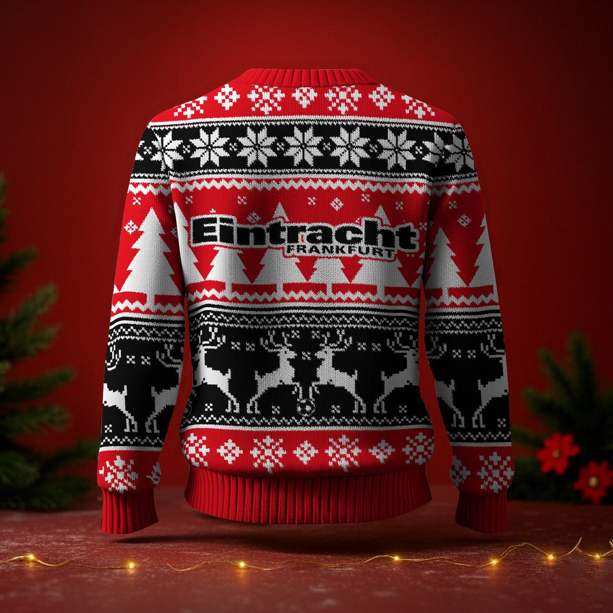 Eintracht Frankfurt Fan Edition Weihnachtspullover im neuen Design