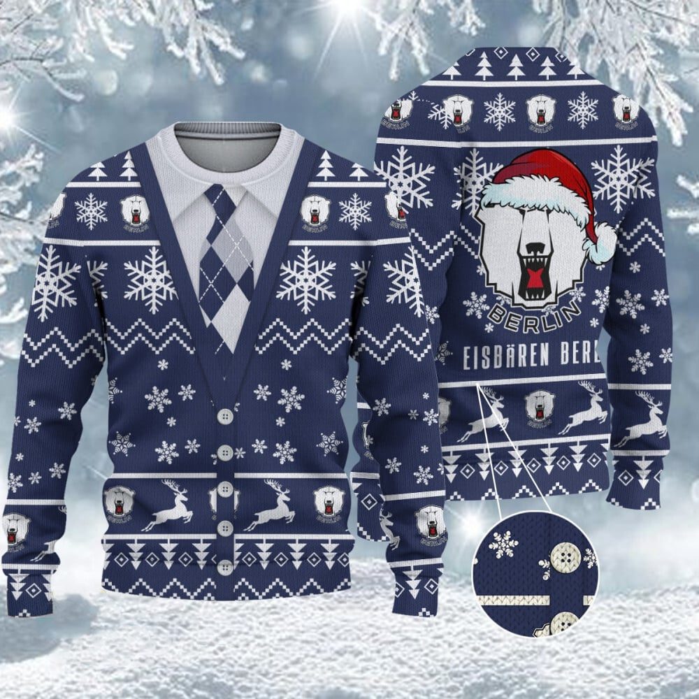 Eisbären Berlin Neuer Stil Weihnachtspullover