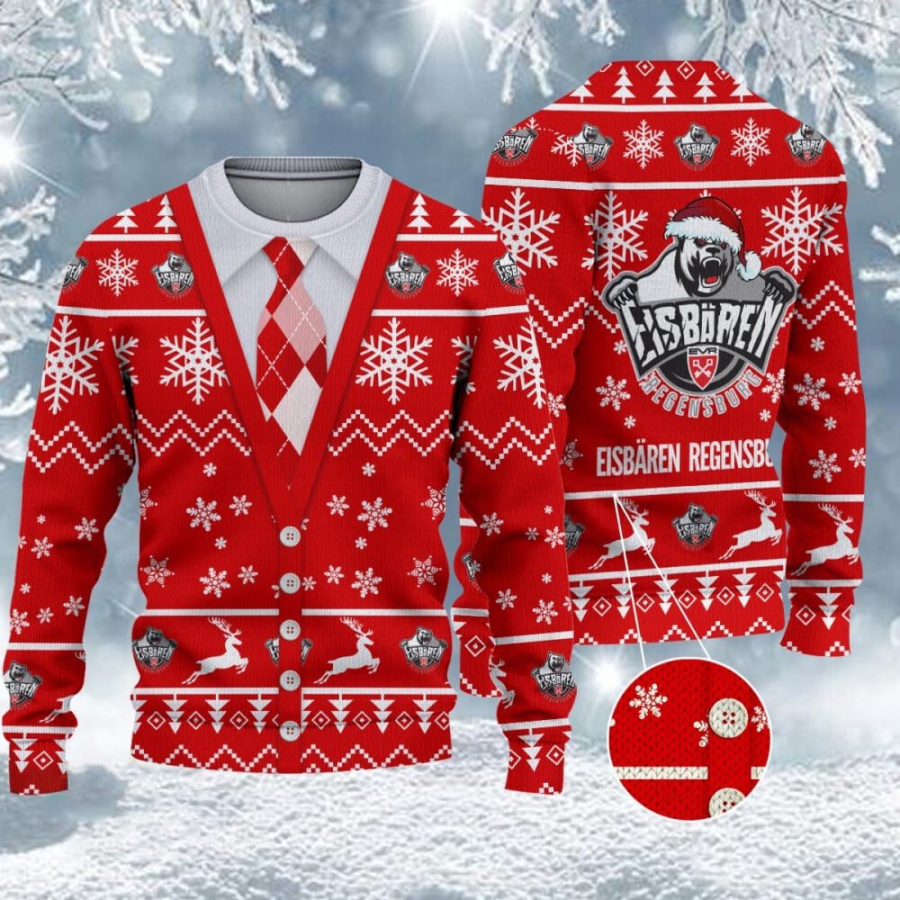 Eisbären Regensburg Neuer Stil Weihnachtspullover
