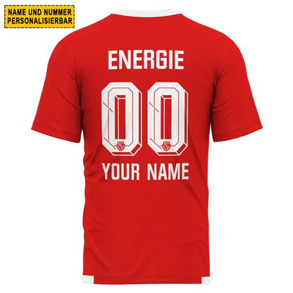 Energie Cottbus Heimtrikot 26/27 - Individueller Name Nummer T-Shirt