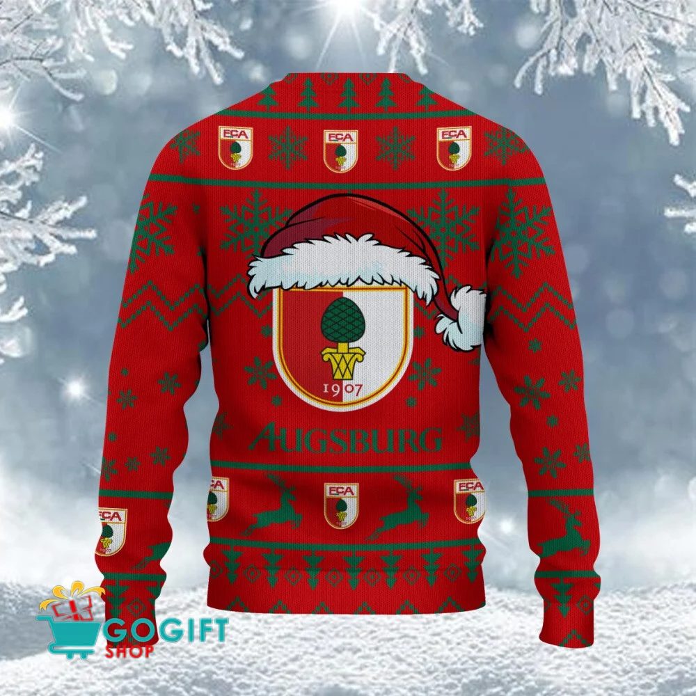 FC Augsburg Neuer Stil Weihnachtspullover