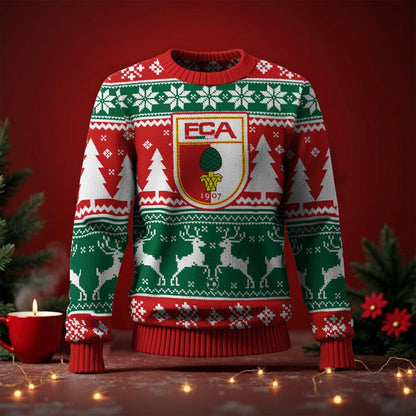 FC Augsburg Fan Edition Weihnachtspullover im neuen Design