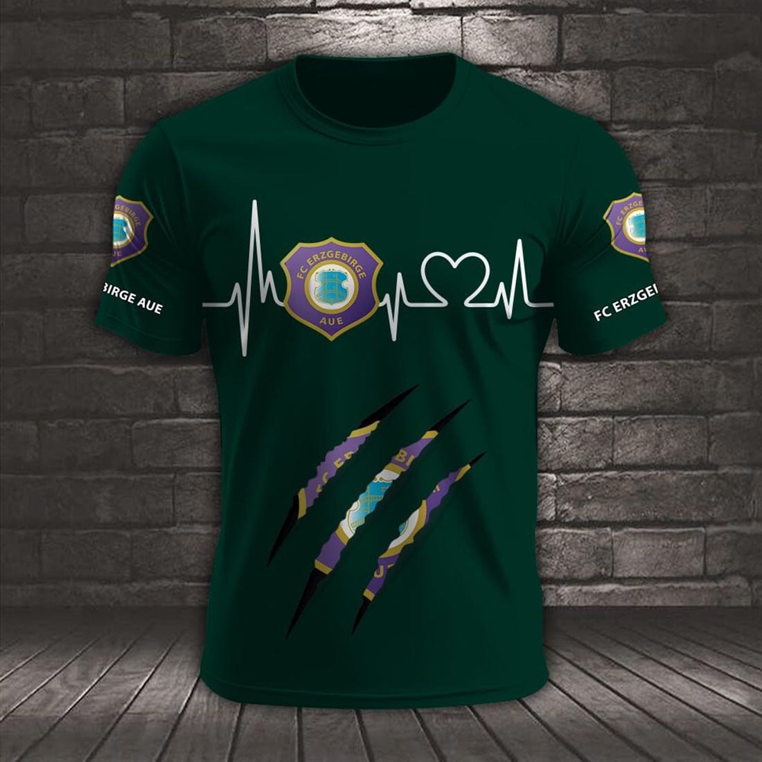 FC Erzgebirge Aue Neues Design T-Shirt