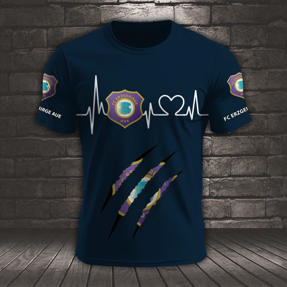 FC Erzgebirge Aue Neues Design T-Shirt
