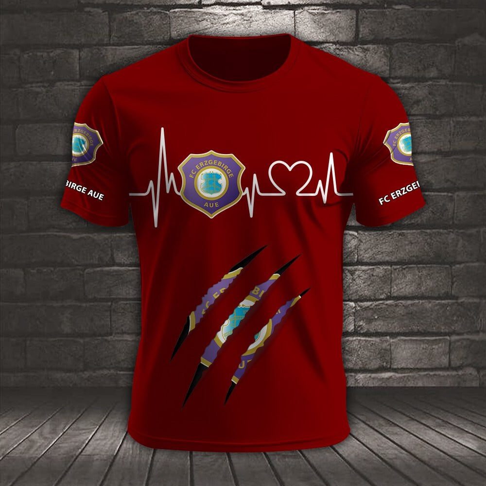 FC Erzgebirge Aue Neues Design T-Shirt