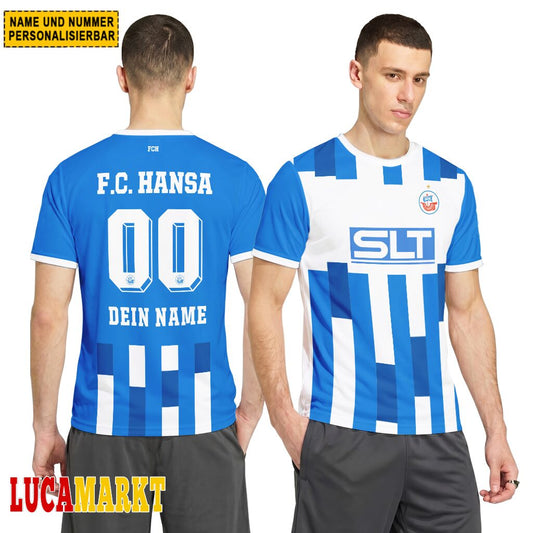 FC Hansa Rostock Heimtrikot 26/27 - Individueller Name Nummer T-Shirt