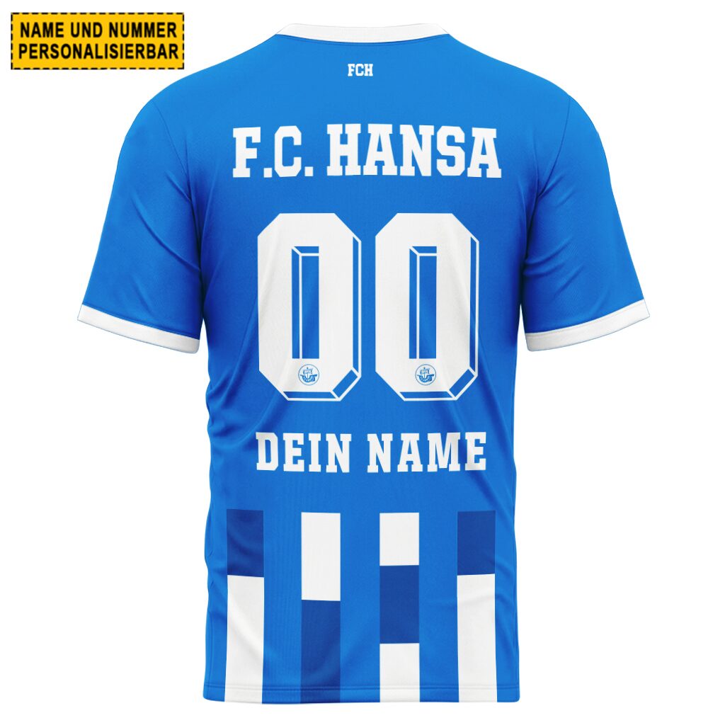 FC Hansa Rostock Heimtrikot 26/27 - Individueller Name Nummer T-Shirt