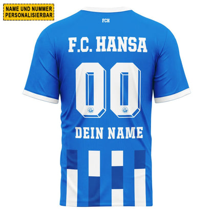 FC Hansa Rostock Heimtrikot 26/27 - Individueller Name Nummer T-Shirt