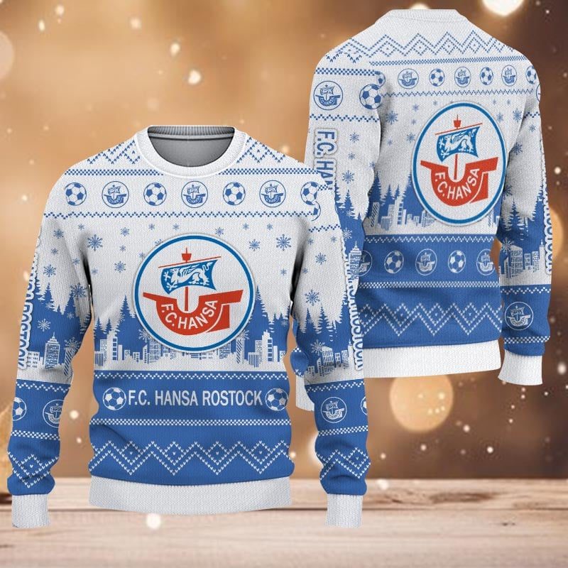 FC Hansa Rostock Sonderausgabe Weihnachtspullover