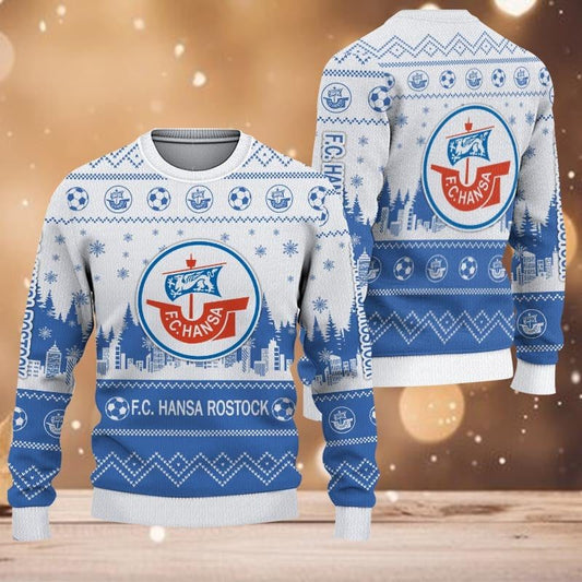 FC Hansa Rostock Sonderausgabe Weihnachtspullover