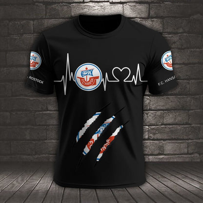 FC Hansa Rostock Neues Design T-Shirt