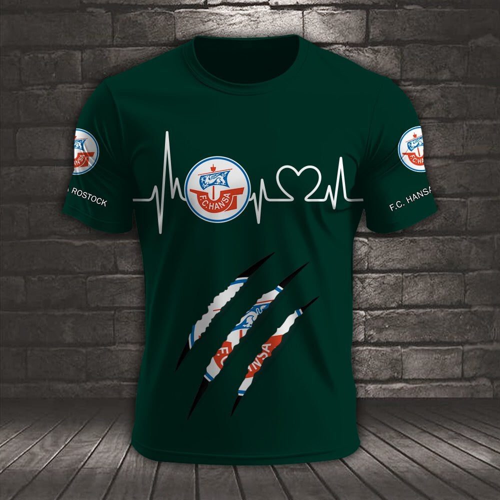 FC Hansa Rostock Neues Design T-Shirt