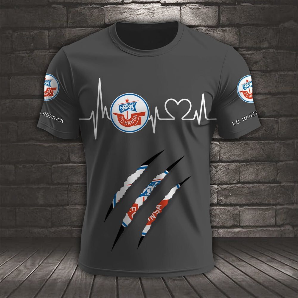 FC Hansa Rostock Neues Design T-Shirt