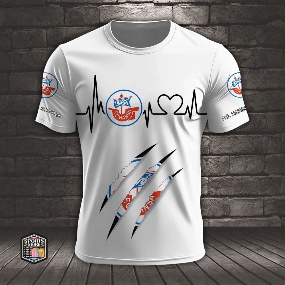 FC Hansa Rostock Neues Design T-Shirt