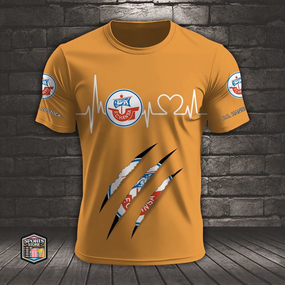 FC Hansa Rostock Neues Design T-Shirt