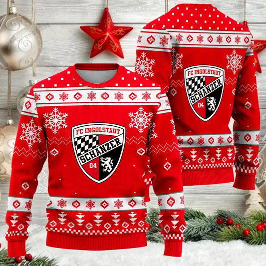 Jetzt neu: FC Ingolstadt 04 Weihnachtspullover