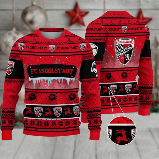 FC Ingolstadt 04 Weihnachtspullover im neuen Design