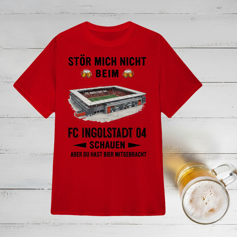 FC Ingolstadt 04 T-Shirt Neue Version Nur reden wenn es Bier gibt