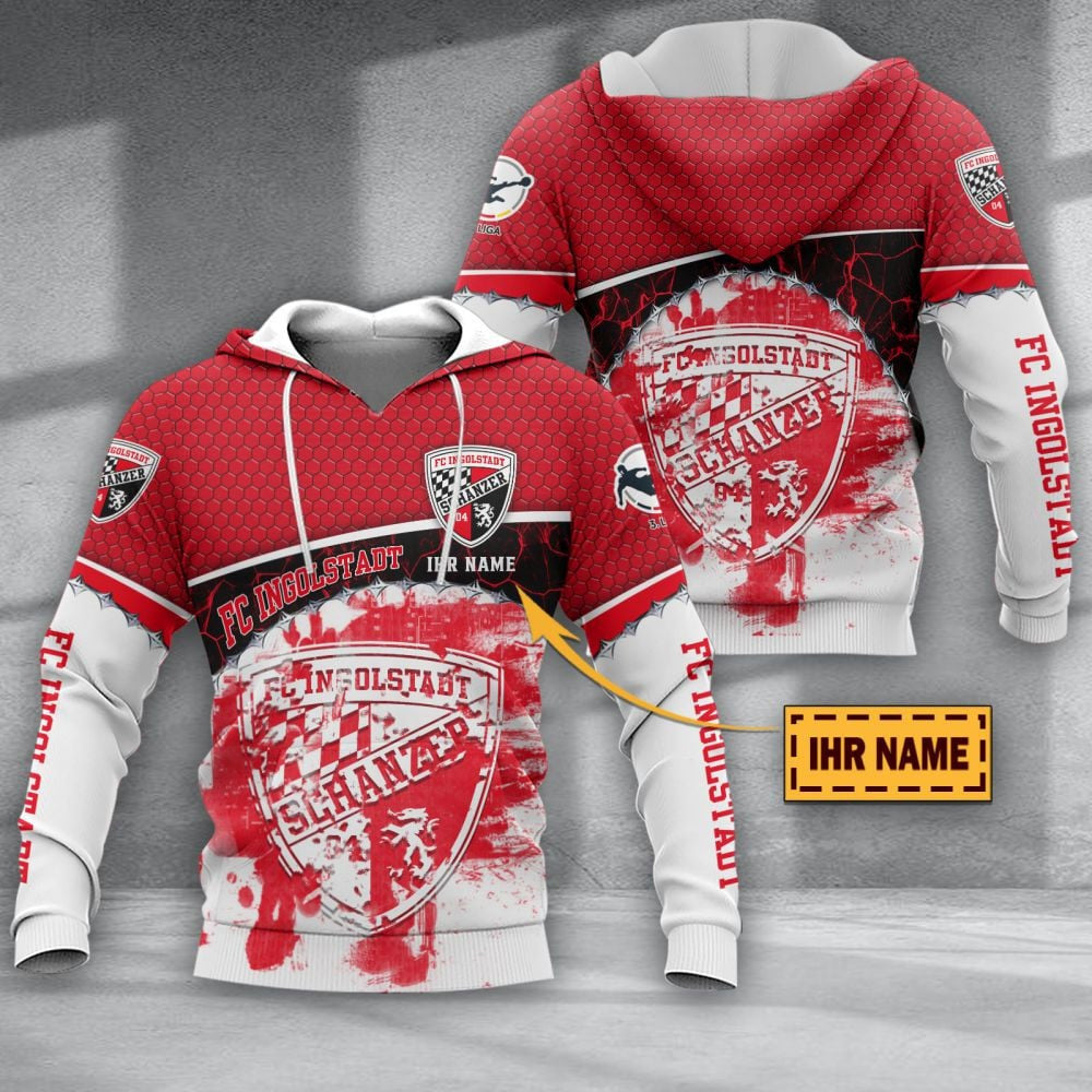 FC Ingolstadt 04 Individueller Name Sonderausgabe Kapuzenpullover