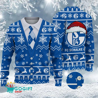 FC Schalke 04 Neuer Stil Weihnachtspullover