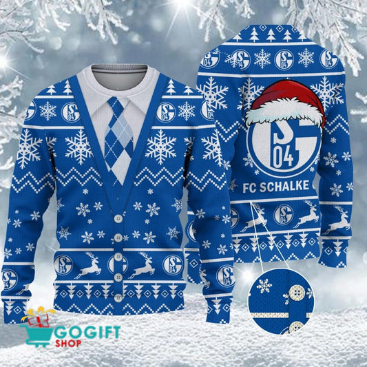 FC Schalke 04 Neuer Stil Weihnachtspullover