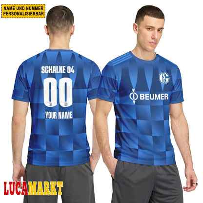 FC Schalke 04 Heimtrikot 26/27 - Individueller Name Nummer T-Shirt