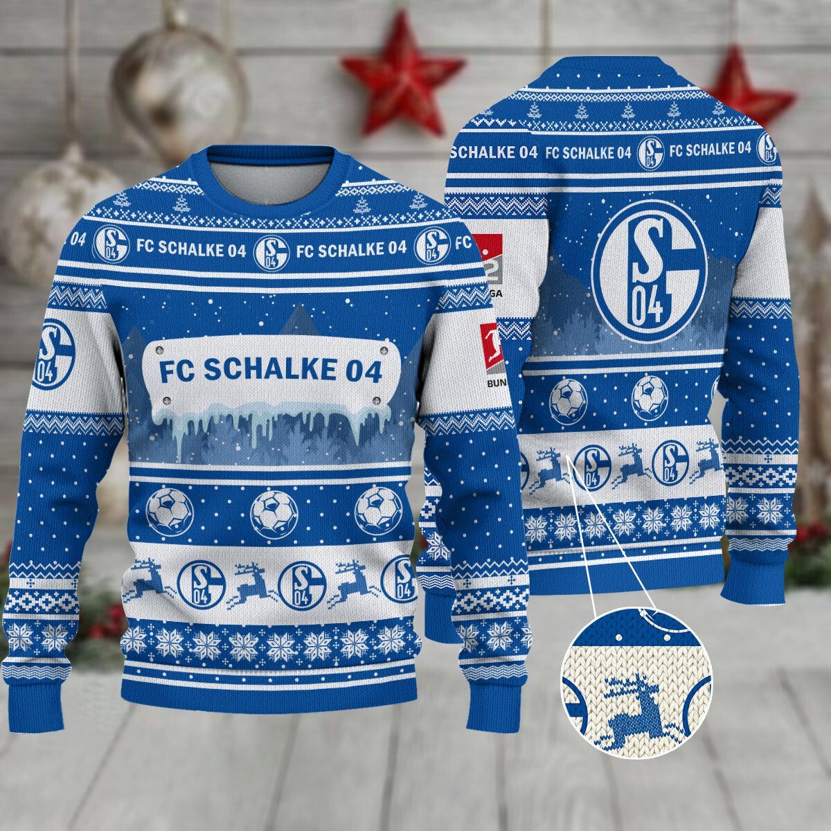 FC Schalke 04 Weihnachtspullover im neuen Design