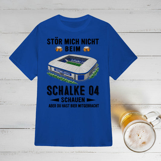 FC Schalke 04 T-Shirt Neue Version Nur reden wenn es Bier gibt