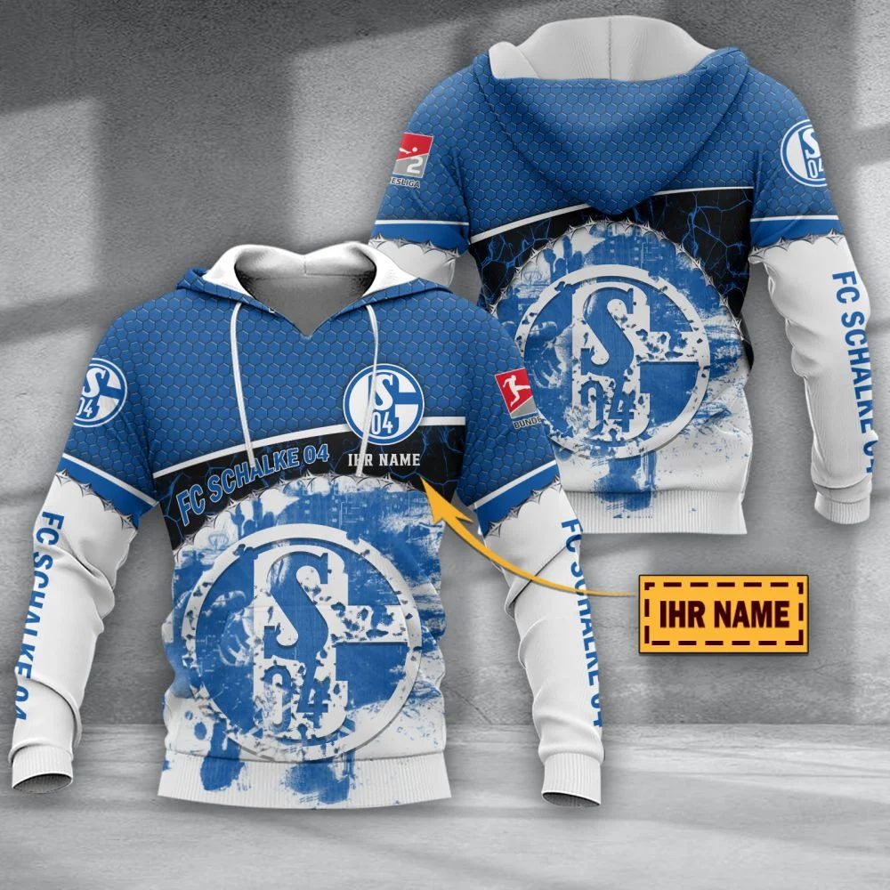 FC Schalke 04 Individueller Name Sonderausgabe Kapuzenpullover