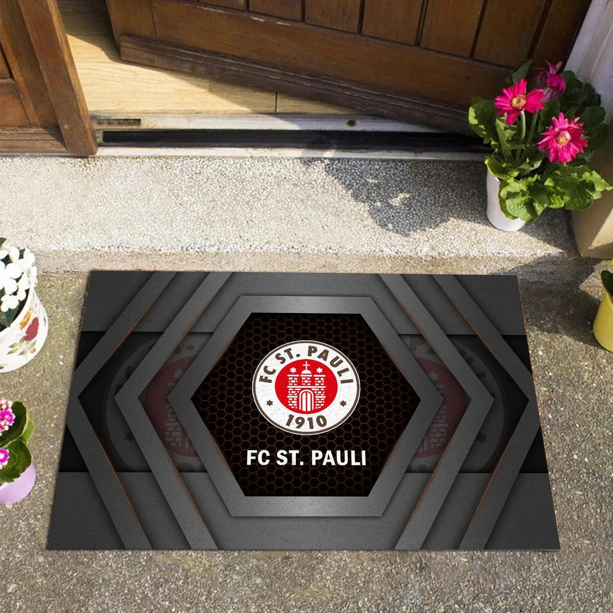 FC St. Pauli Neue Edition Fußmatte aus Gummi