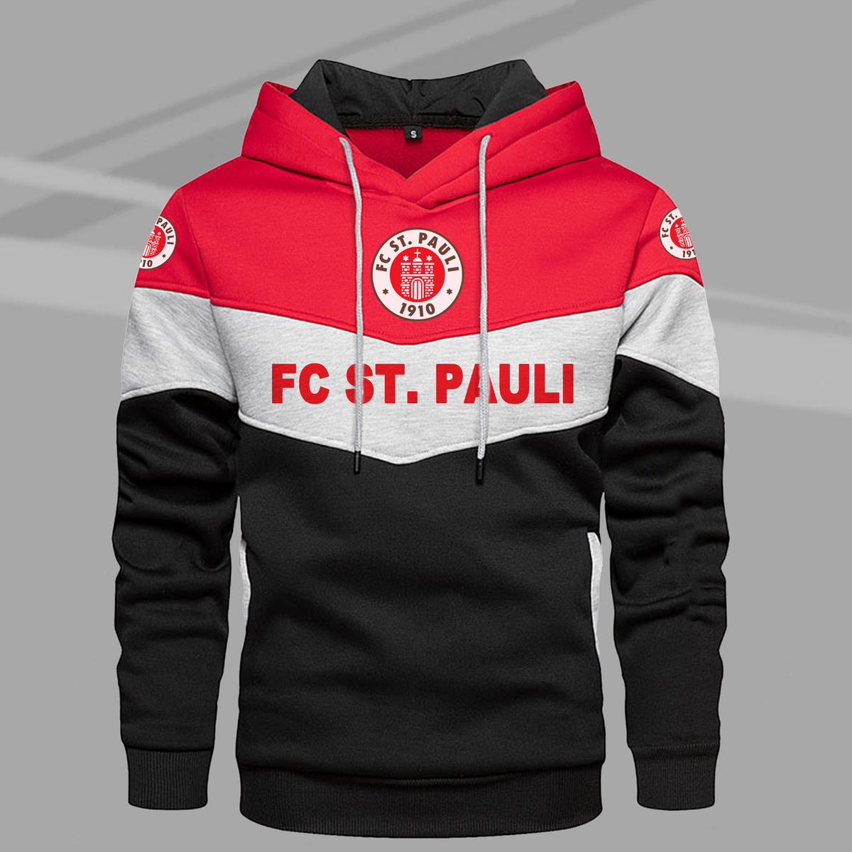 FC St. Pauli Sonderausgabe Mehrfarbiger Kapuzenpullover