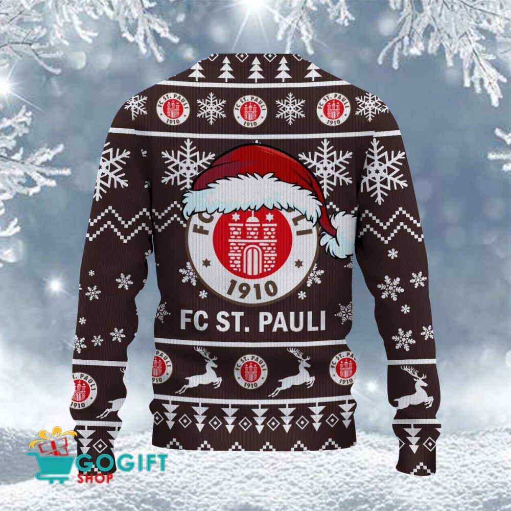 FC St. Pauli Neuer Stil Weihnachtspullover