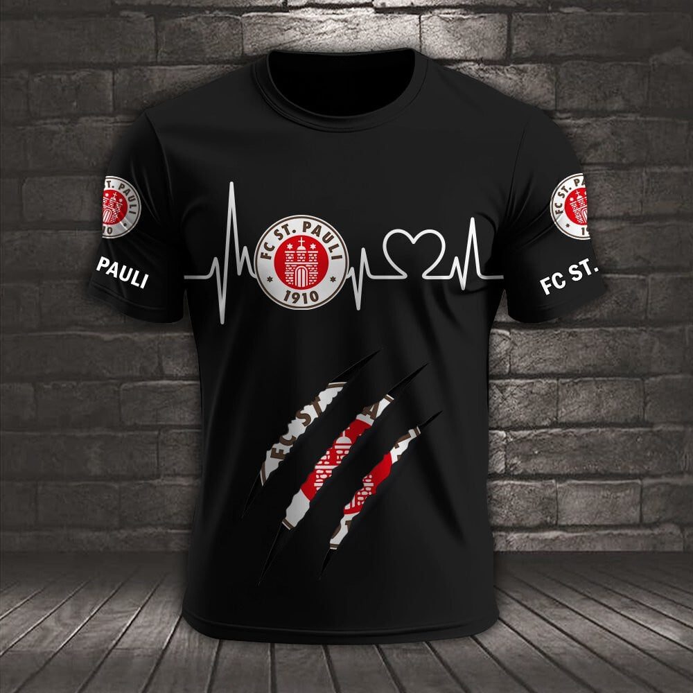 FC St. Pauli Neues Design T-Shirt