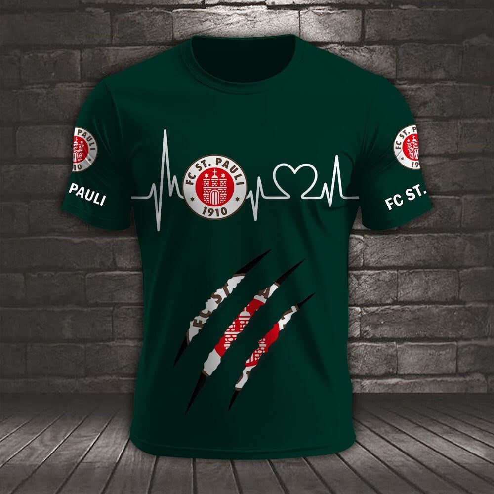 FC St. Pauli Neues Design T-Shirt