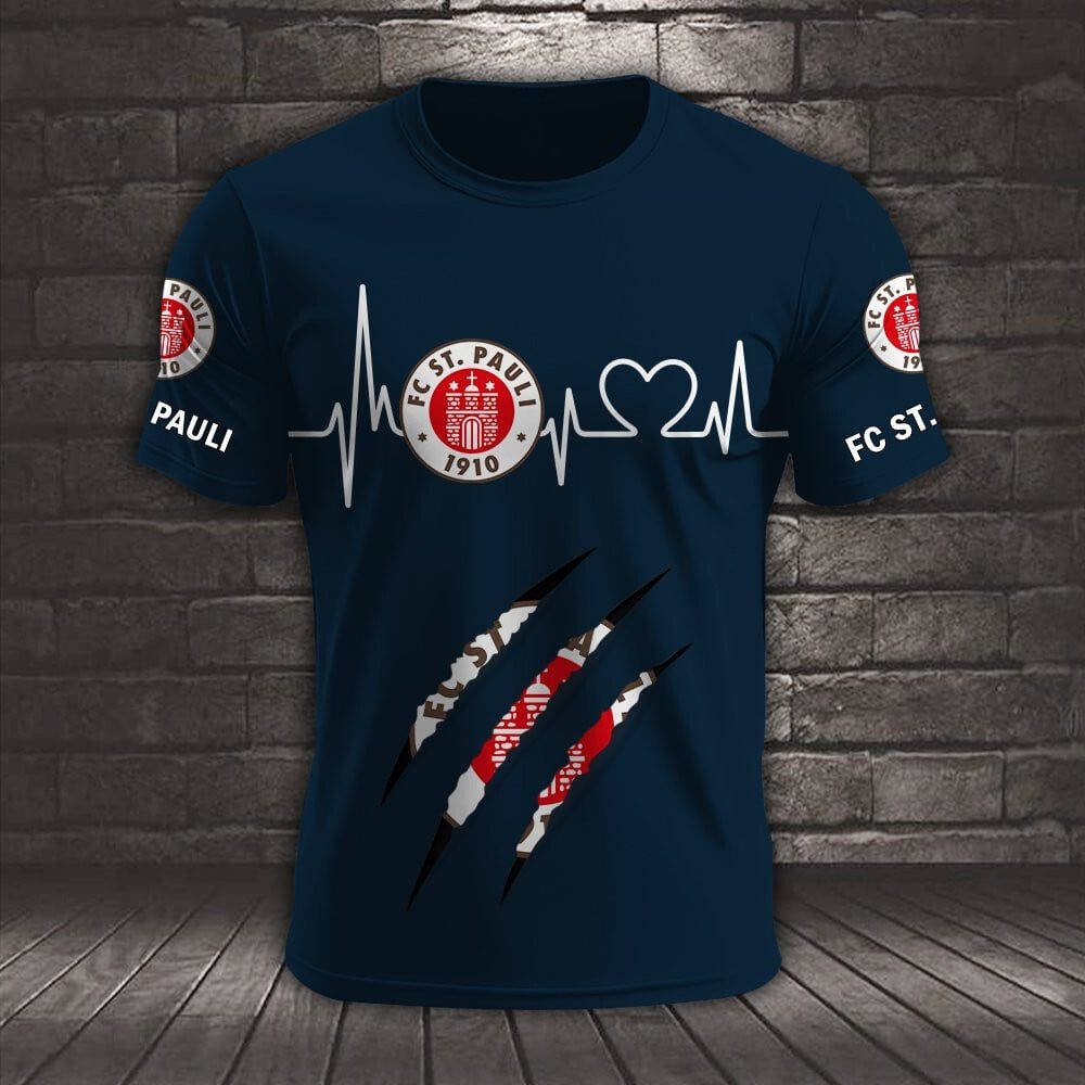 FC St. Pauli Neues Design T-Shirt