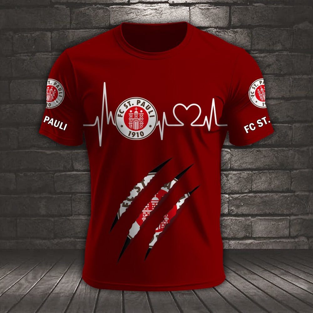 FC St. Pauli Neues Design T-Shirt