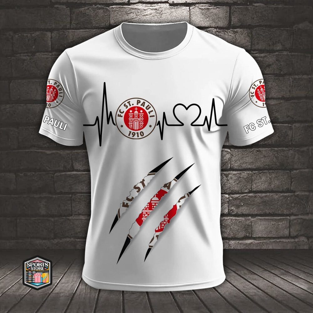 FC St. Pauli Neues Design T-Shirt
