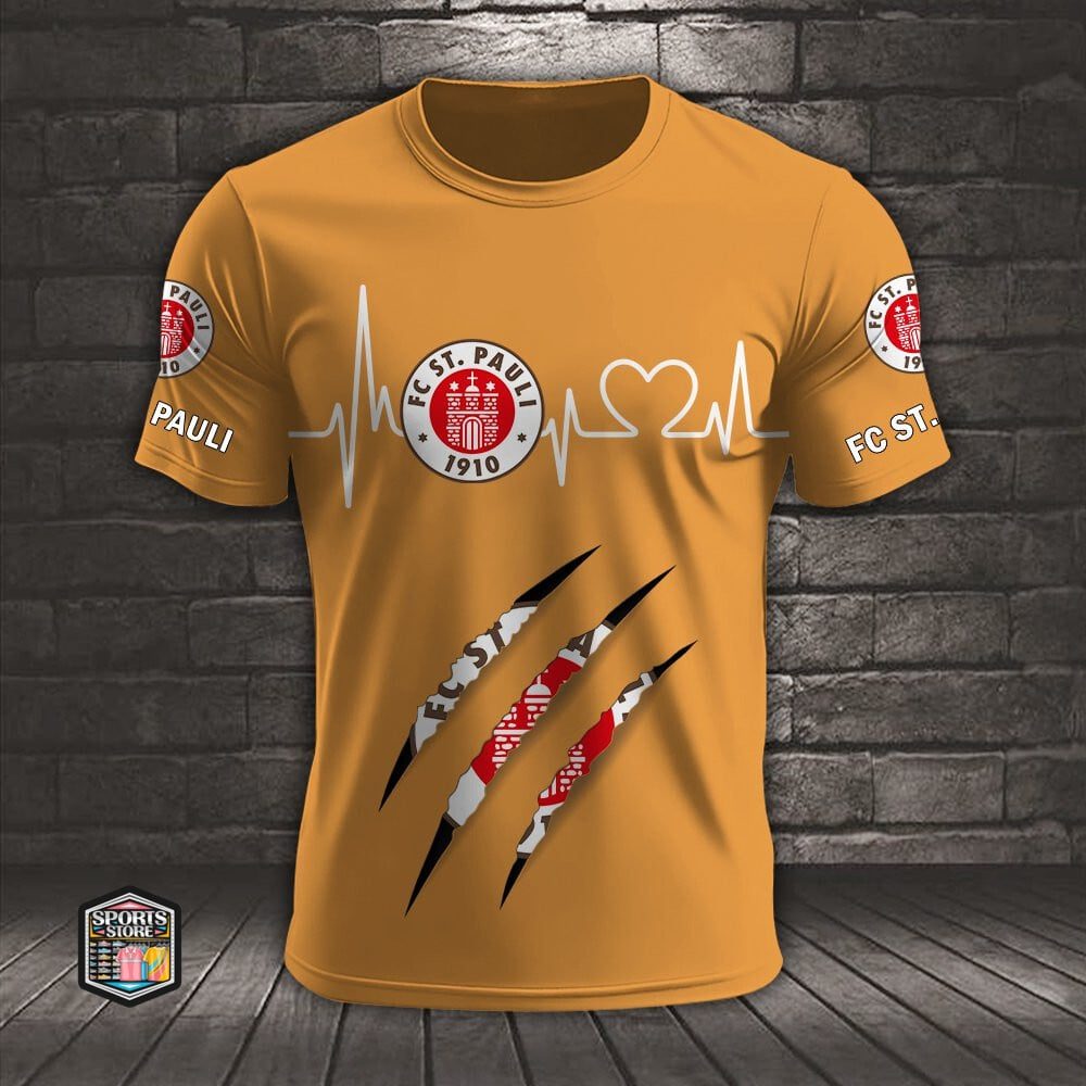 FC St. Pauli Neues Design T-Shirt