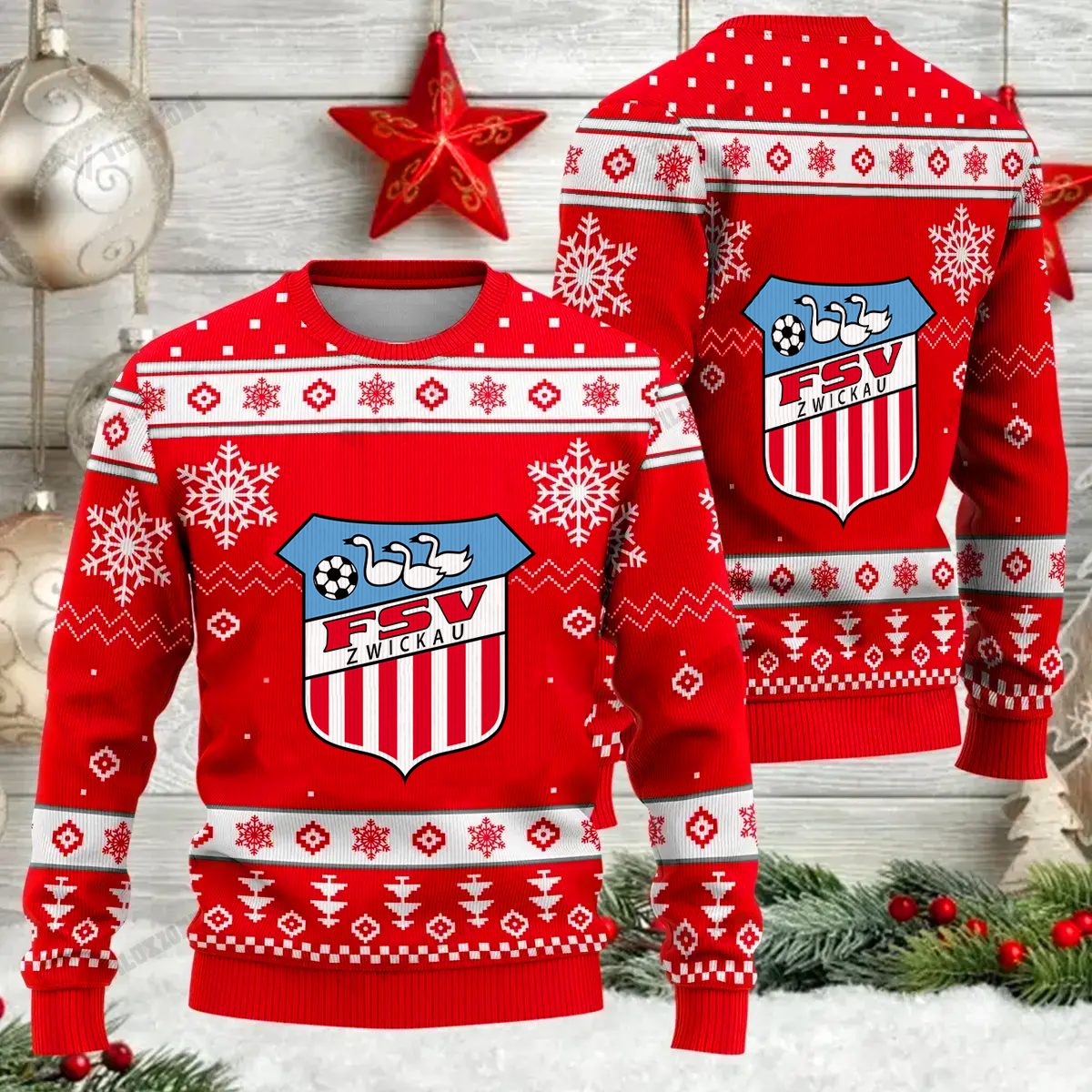 Jetzt neu: FSV Zwickau Weihnachtspullover