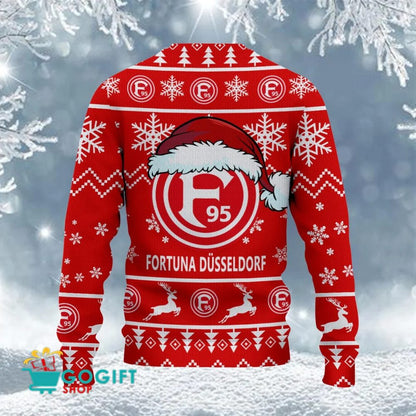 Fortuna Düsseldorf Neuer Stil Weihnachtspullover