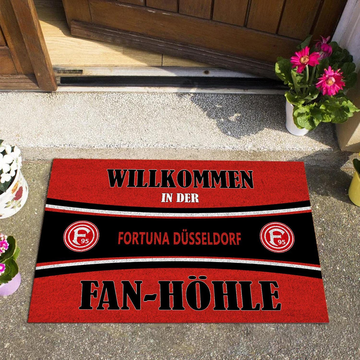 Fortuna Düsseldorf Neue Version Fußmatte aus Gummi