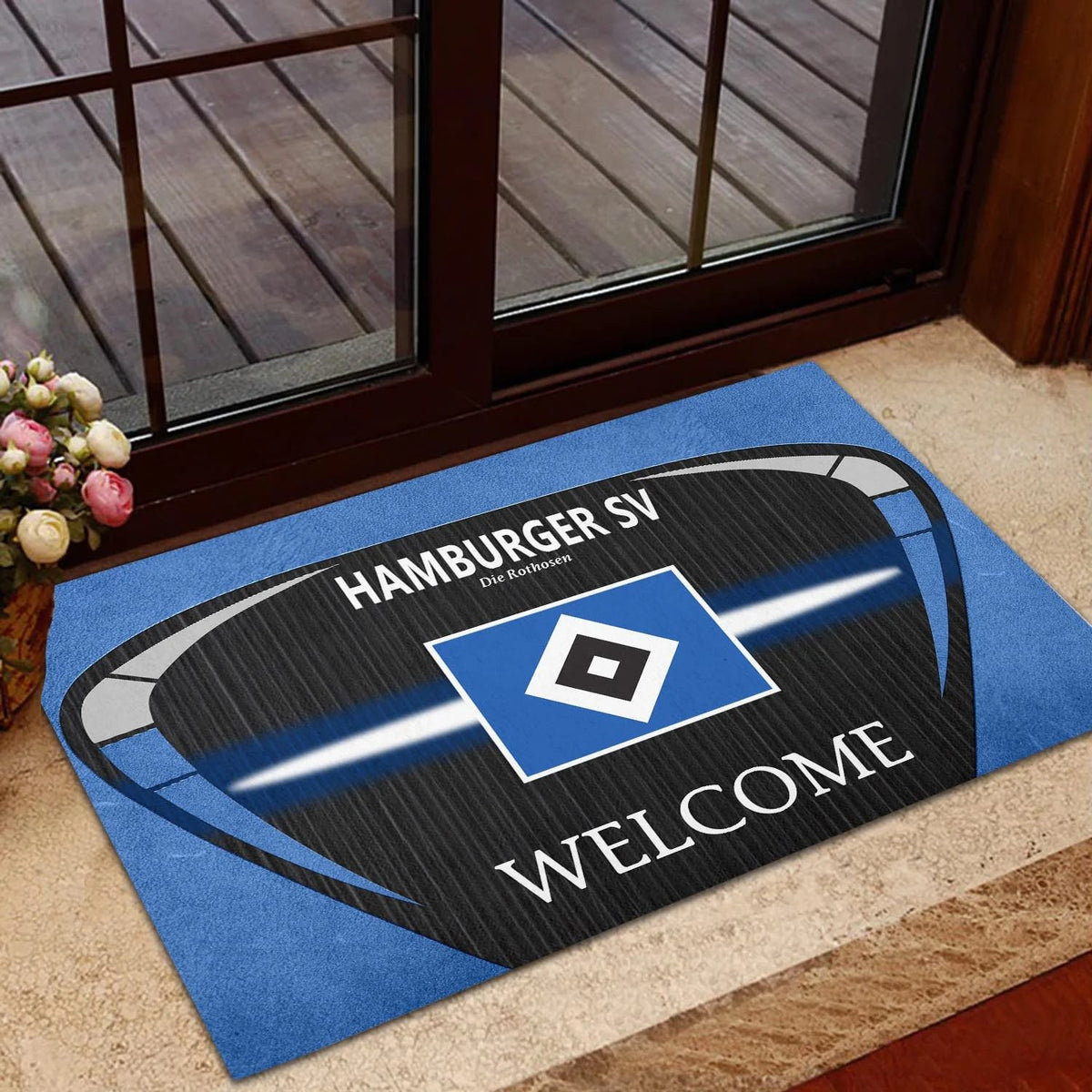 Hamburger SV Sportausgabe Fußmatte aus Gummi