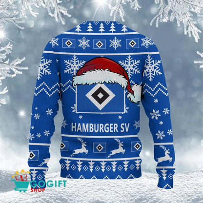 Hamburger SV Neuer Stil Weihnachtspullover
