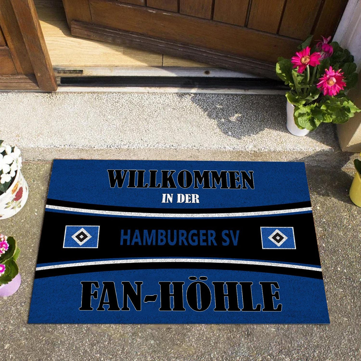 Hamburger SV Neue Version Fußmatte aus Gummi