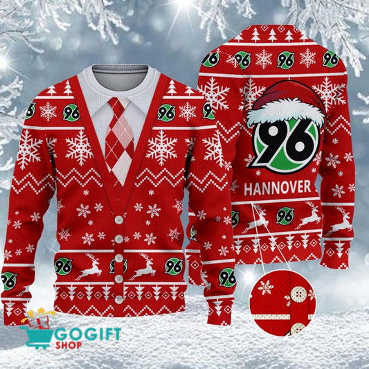 Hannover 96 Neuer Stil Weihnachtspullover