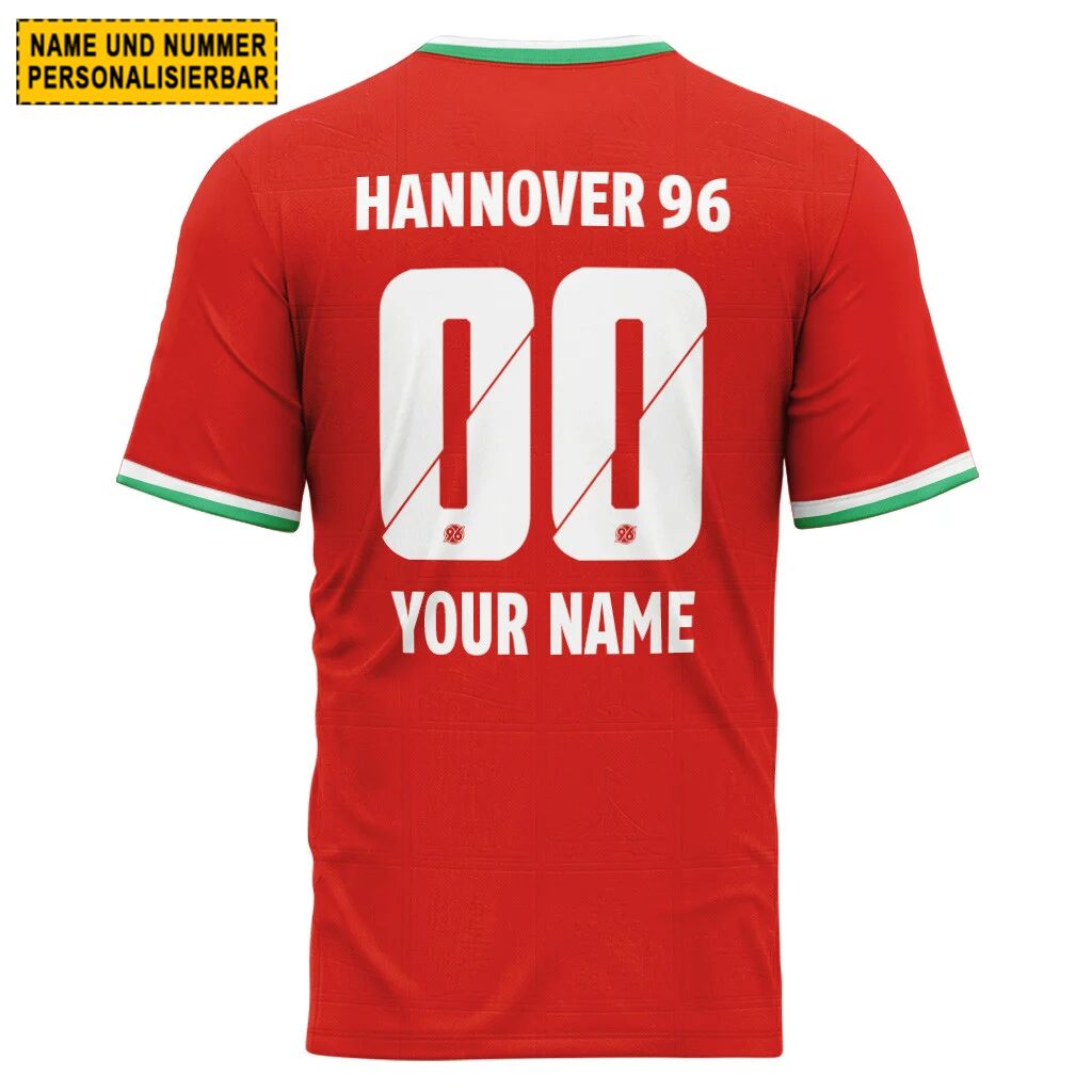 Hannover 96 Heimtrikot 26/27 - Individueller Name Nummer T-Shirt