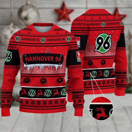 Hannover 96 Weihnachtspullover im neuen Design